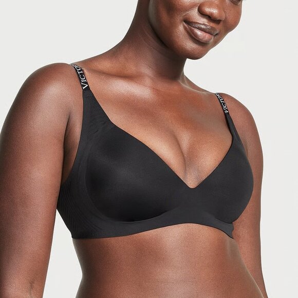 Victoria's Secret NWT Black Push Up Wireless Comfort Bra - Picture 1 of 6